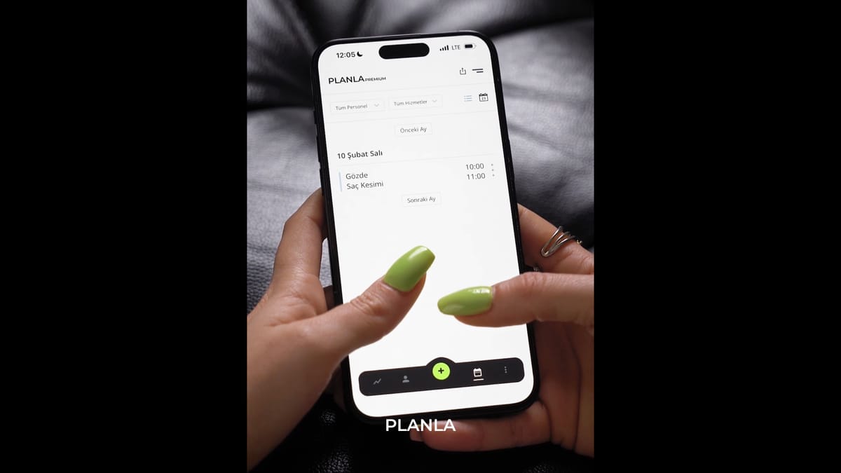randevu programı ile telefondan randevu oluşturma ekranı