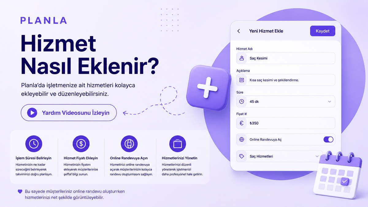 Hizmet Nasıl Eklenir?