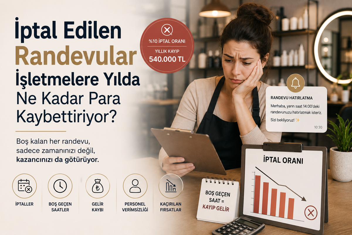 İptal Edilen Randevular İşletmelere Yılda Ne Kadar Para Kaybettiriyor?