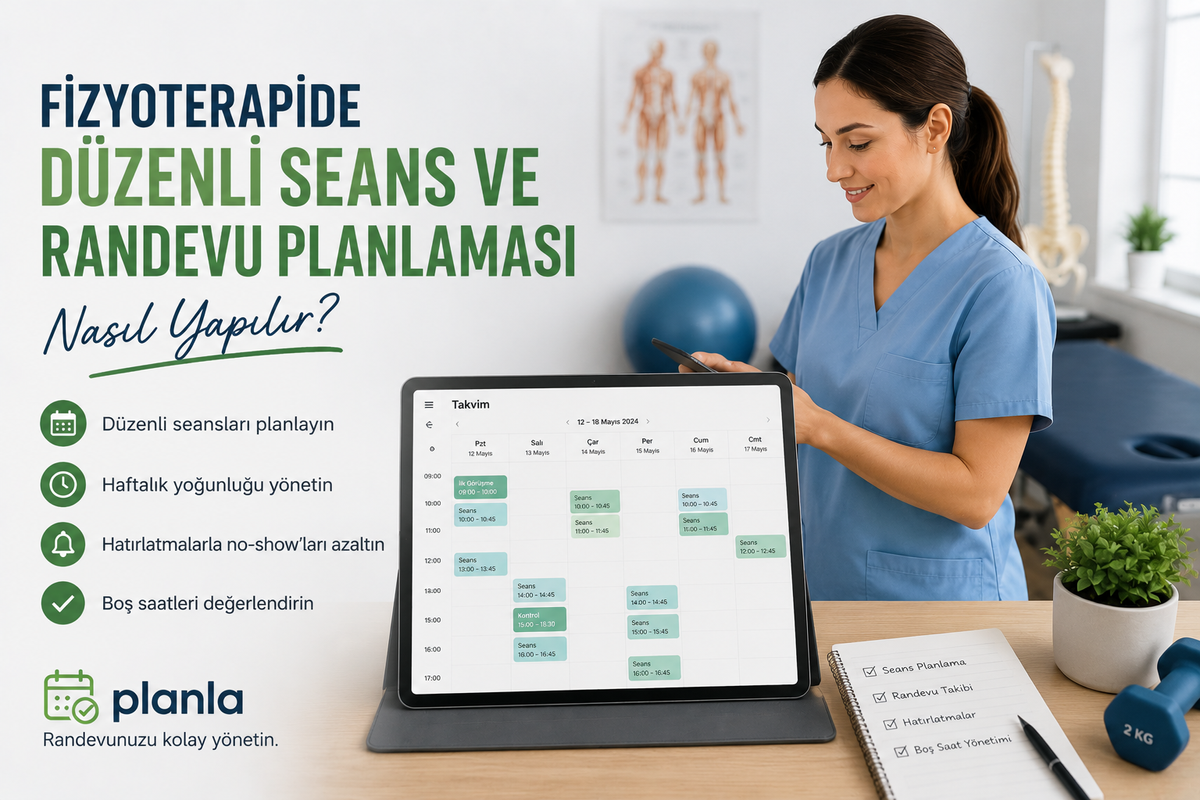 Fizyoterapide Düzenli Seans ve Randevu Planlaması Nasıl Yapılır?