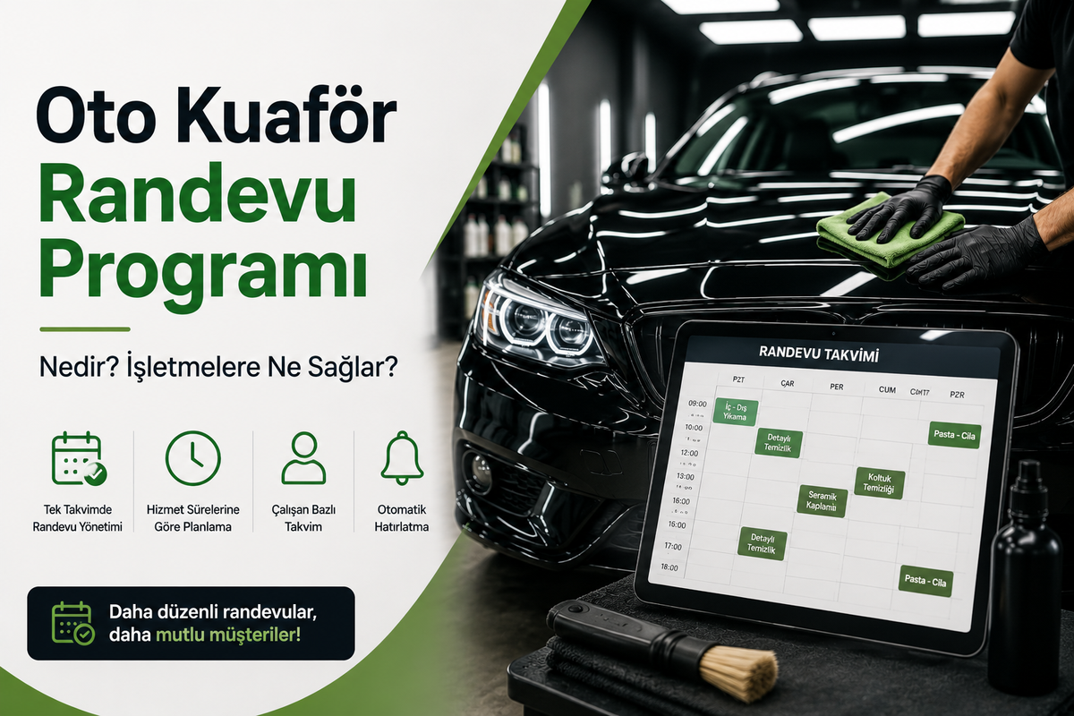 Oto Kuaför Randevu Programı Nedir? İşletmelere Ne Sağlar?
