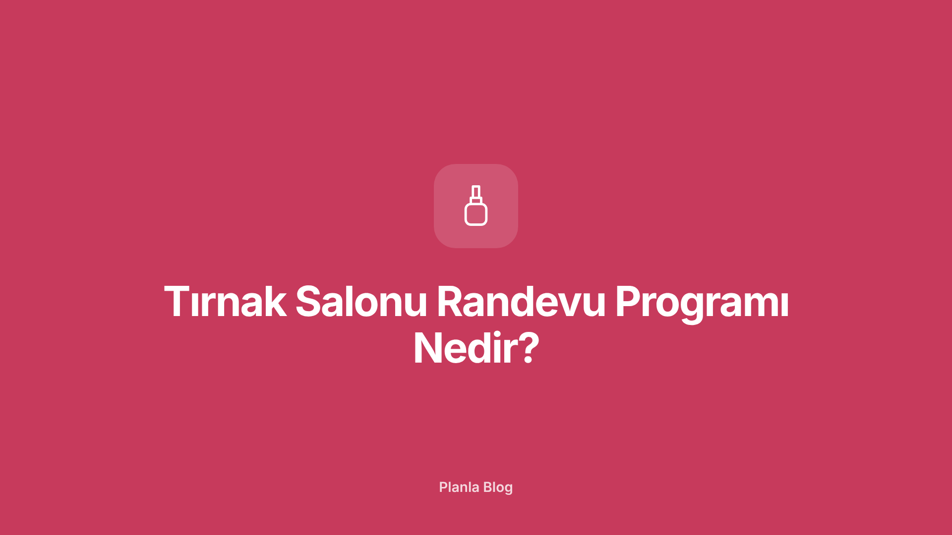 Tırnak Salonu Randevu Programı Nedir?