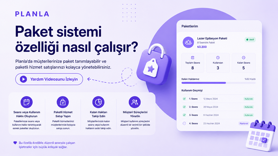 Paket sistemi özelliği nasıl çalışır?