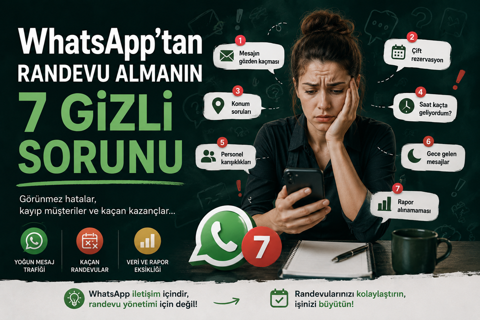 WhatsApp’tan Randevu Almanın 7 Gizli Sorunu