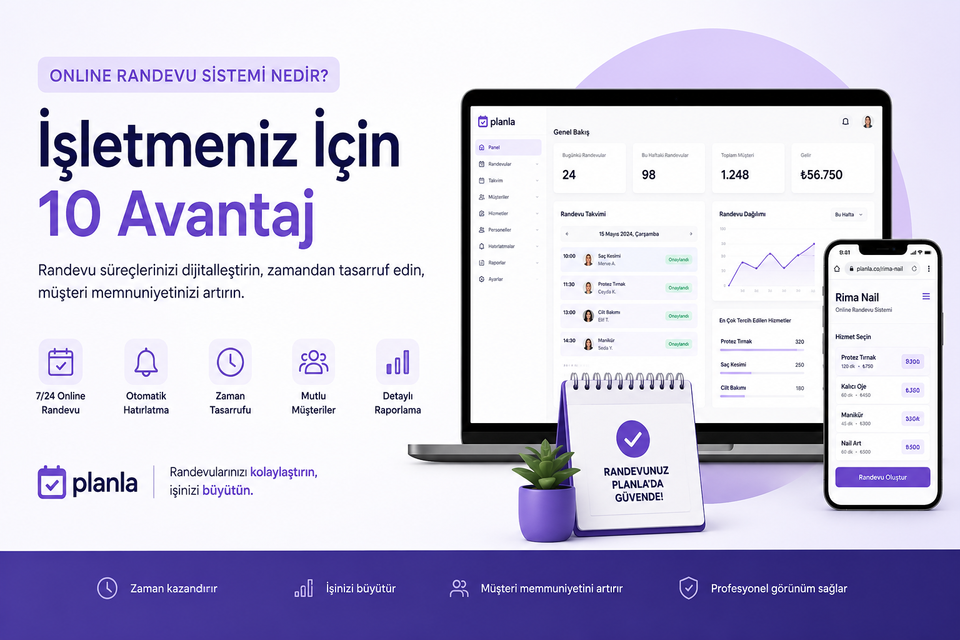 Online Randevu Sistemi Nedir? İşletmeniz İçin 10 Avantaj