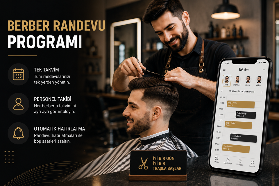 Berber Randevu Programı Nedir? Berberlere Ne Sağlar?