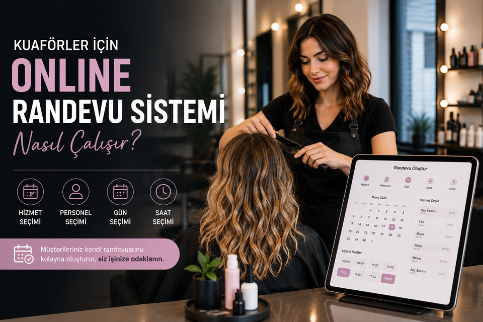 Kuaförler İçin Online Randevu Sistemi Nasıl Çalışır?