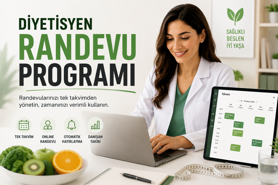Diyetisyen Randevu Programı Nedir? Diyetisyenlere Ne Sağlar?