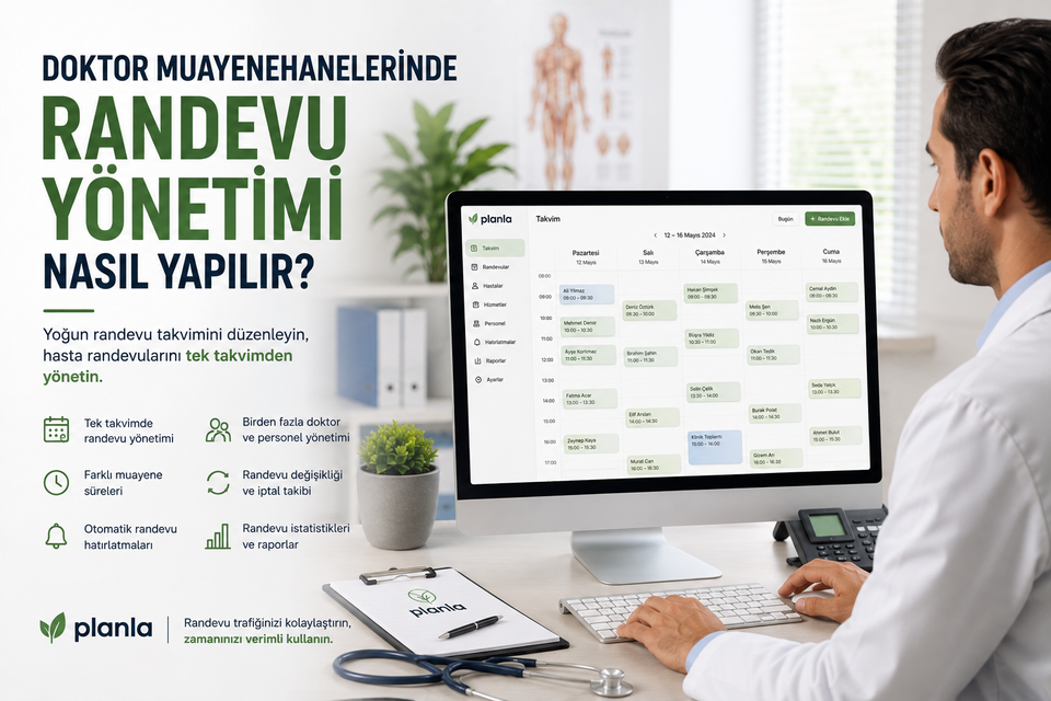 Doktor Muayenehanelerinde Randevu Yönetimi Nasıl Yapılır?