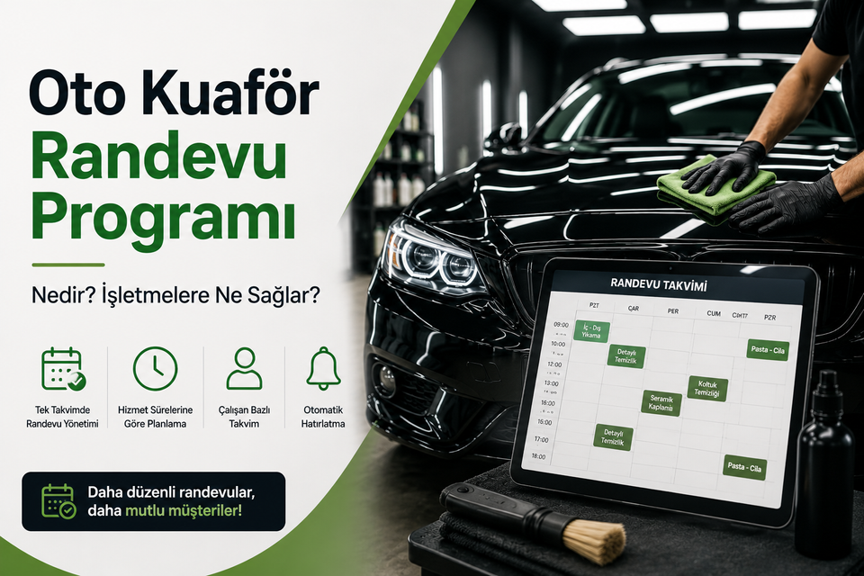 Oto Kuaför Randevu Programı Nedir? İşletmelere Ne Sağlar?